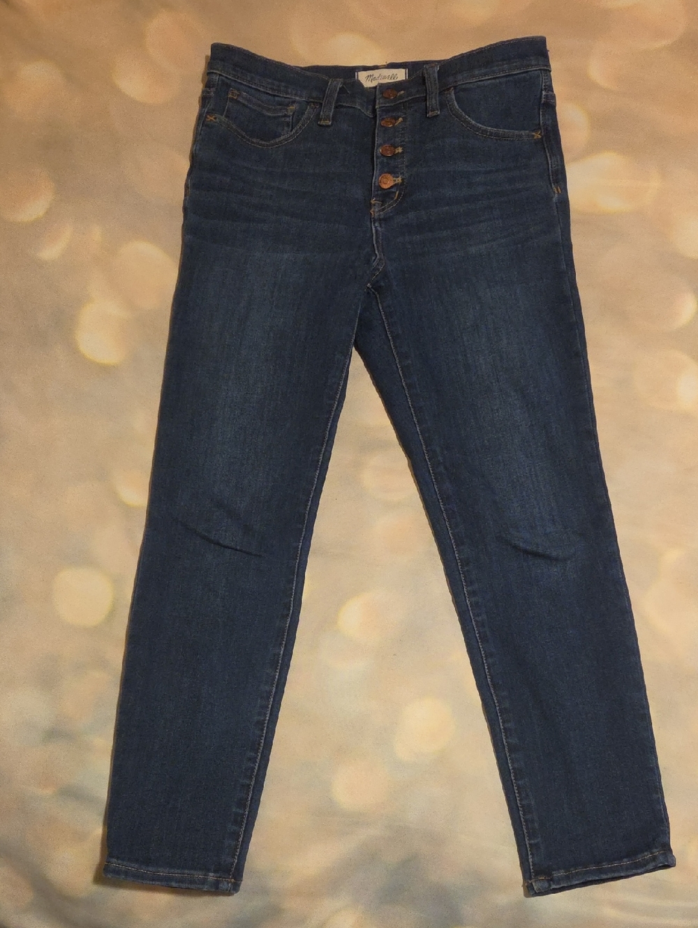 Madewell High Rise Button Front Jean Jeggings